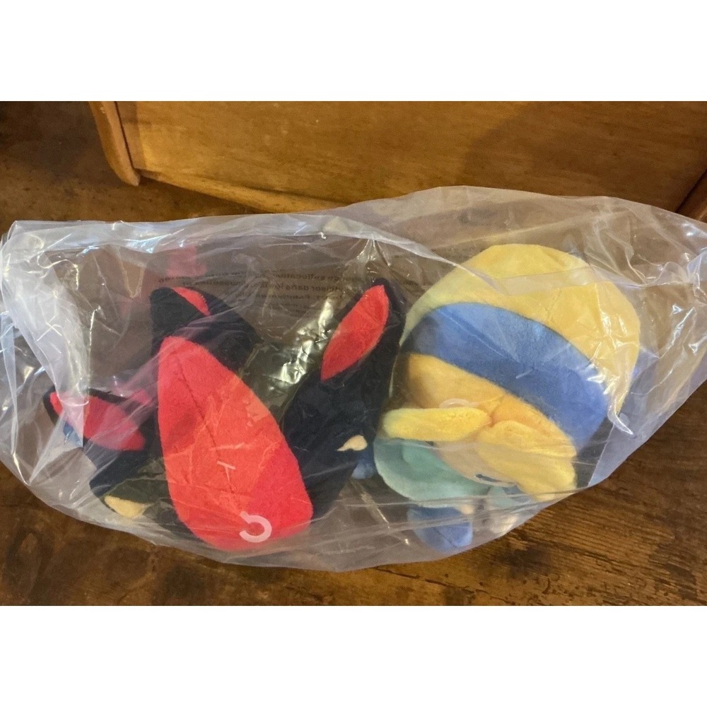 Sonic the Hedgehog Shadow and Maria Plush 2 Pack 10" Plush Kid Robot NWT Sealed - Picture 9 of 9